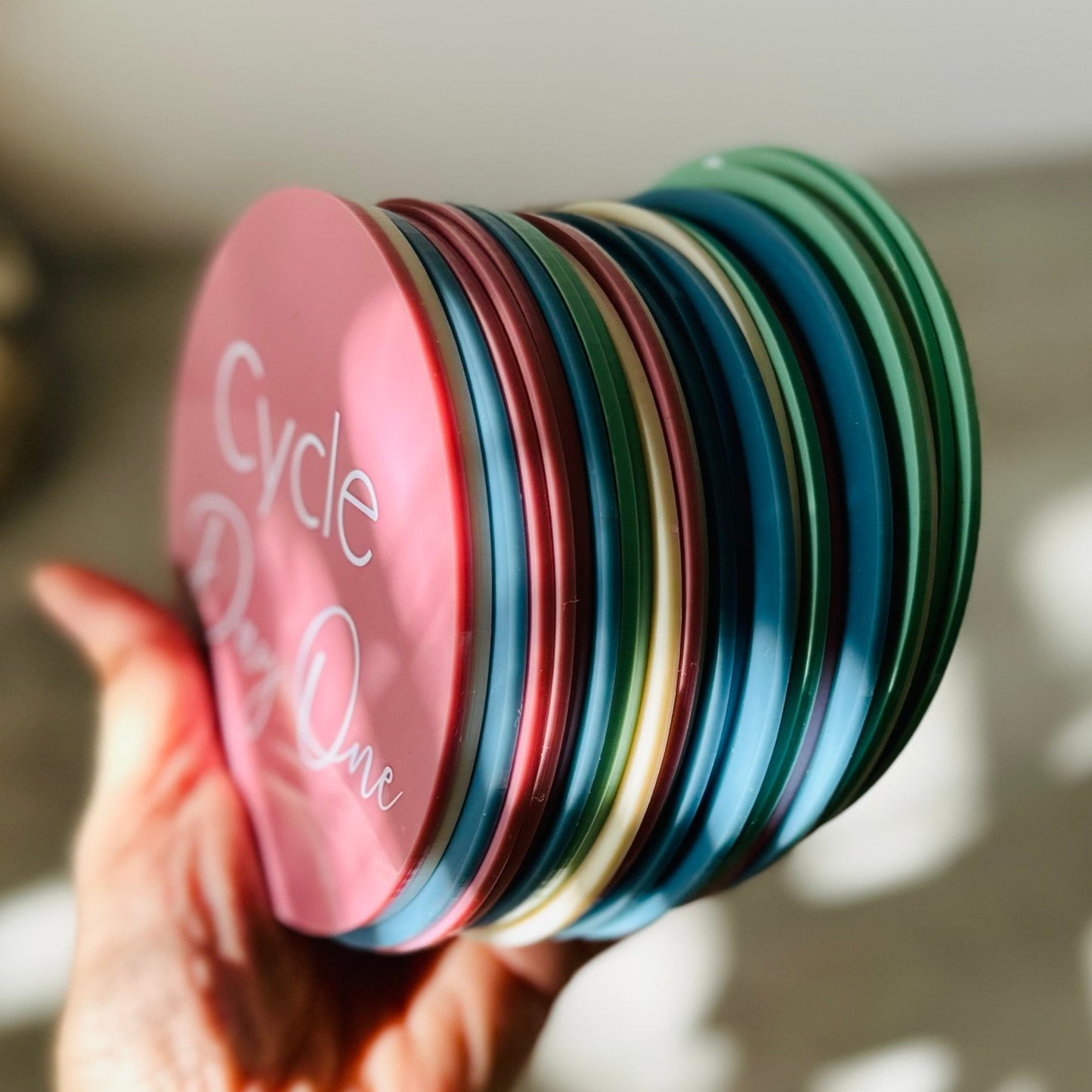 IVF Acrylic Milestone Discs - set of 24 large discs