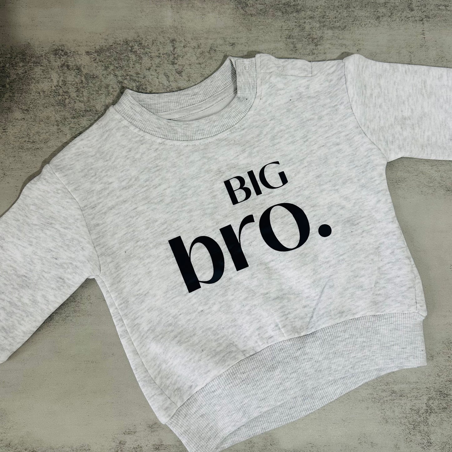 Big bro. jumper | size 0 | grey marle (SALE)