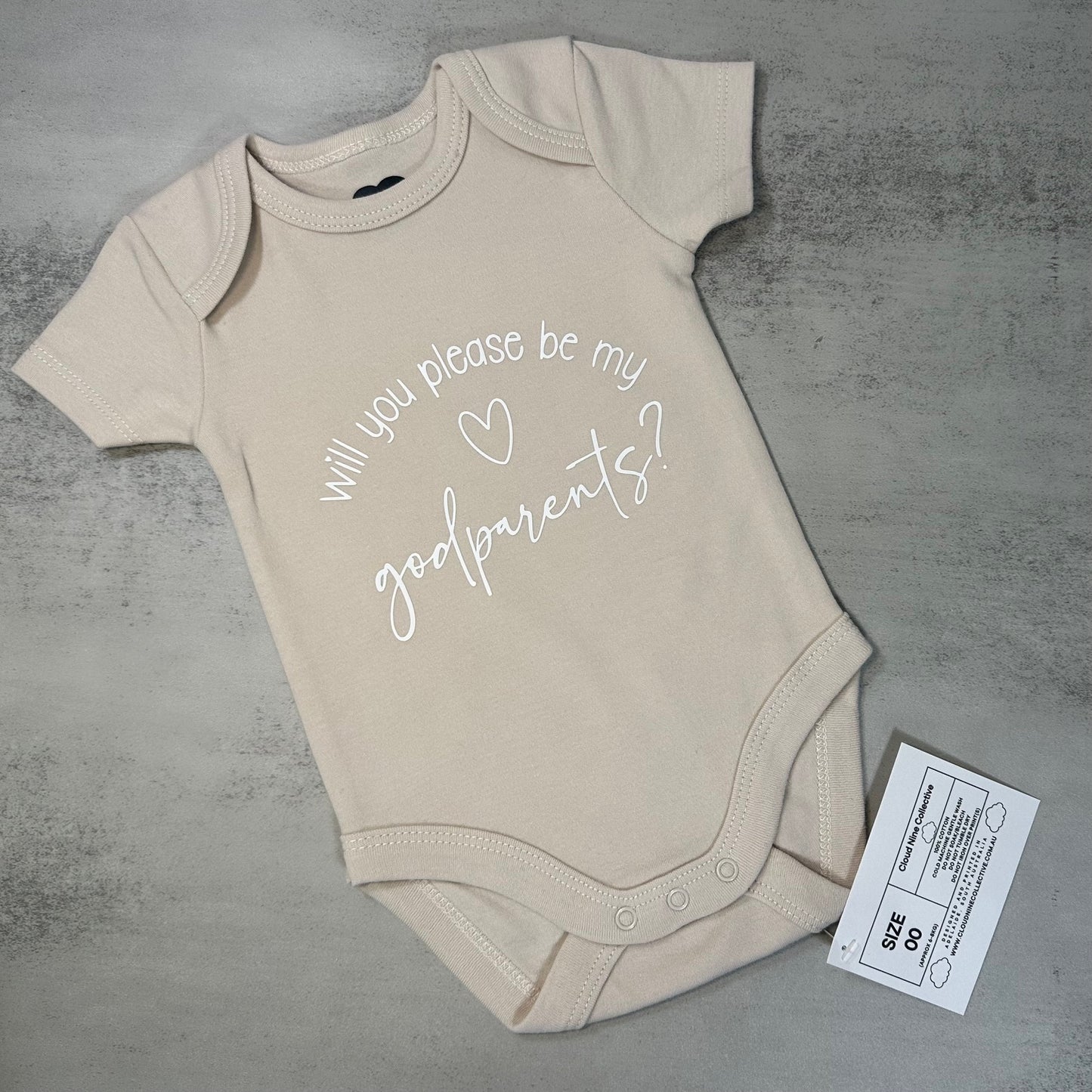 Will You Please Be My Godparents? | Baby Reveal Onesie