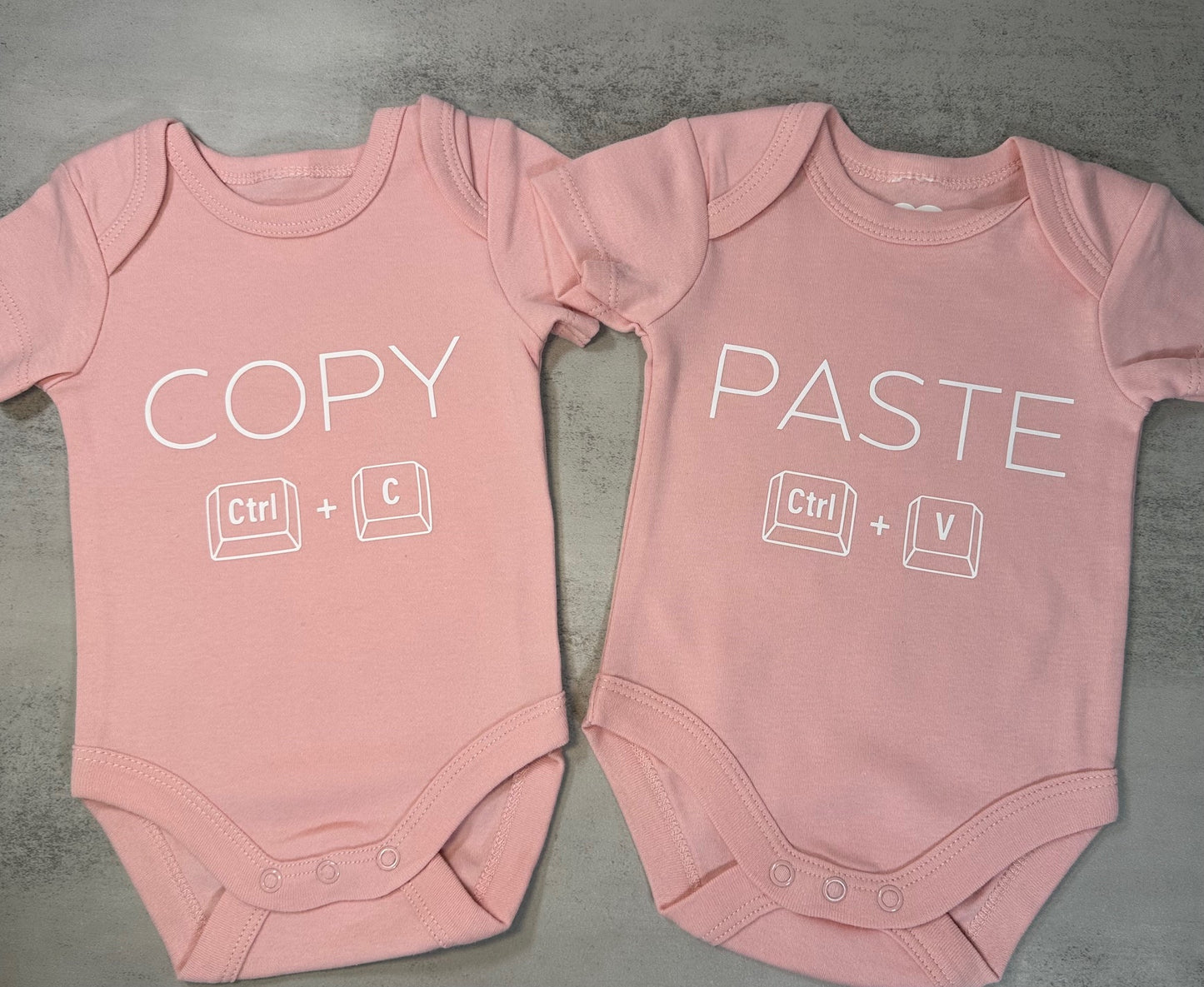 Copy/Paste | Twin Onesie Set | Size 000 (SALE)