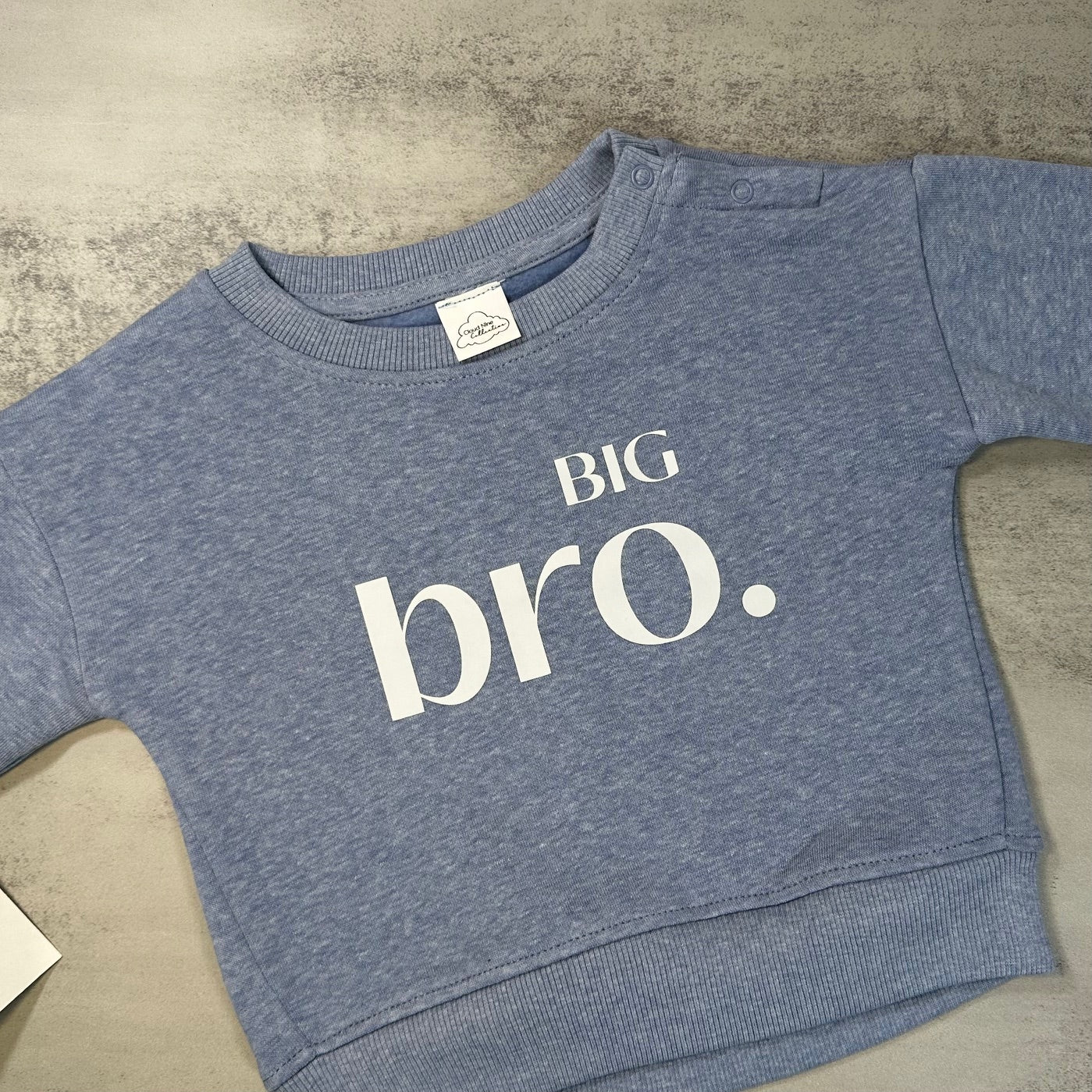Big bro. jumper | size 1 | blue marle (SALE)
