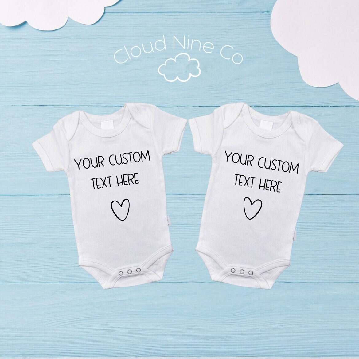 Twin onesies sales