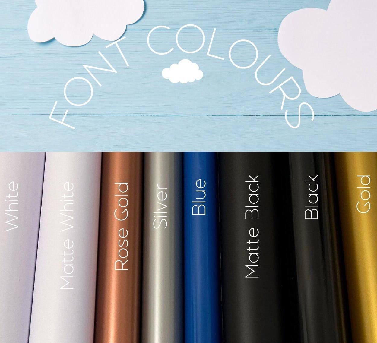 Personalised baby plaque, fully customisable acrylic cloud, custom photo prop, create your own name sign, kids nursery room sky decor,