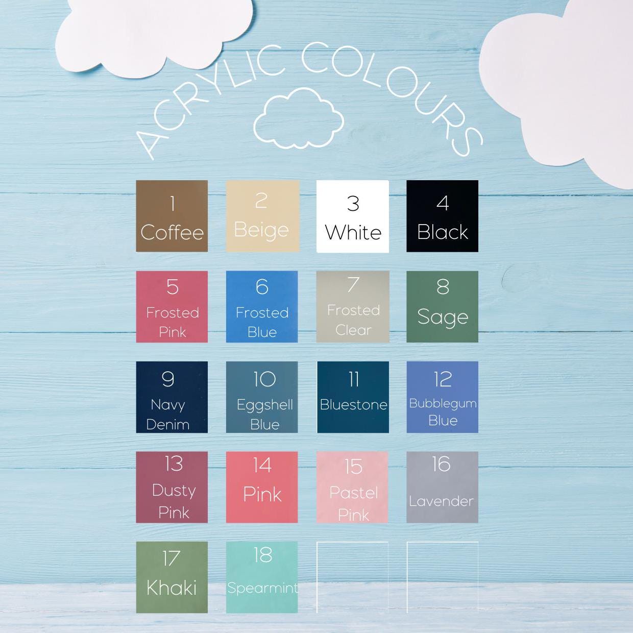 Cloud-Shaped Name Announcement Plaque
