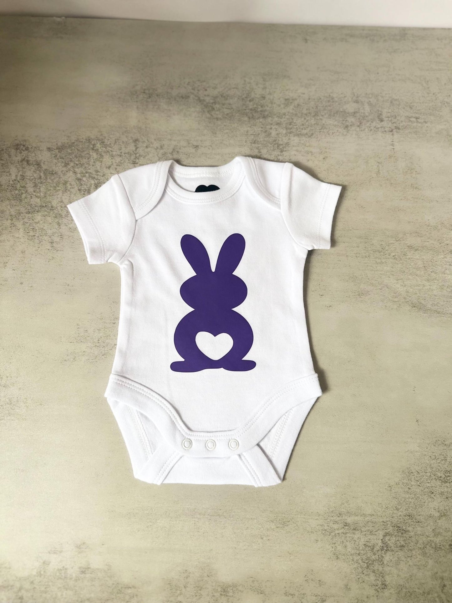 Easter Bunny coloured rabbit baby bodysuit, easter newborn onsie, 2025 easter gift, my 1st easter romper, babies first easter outfit idea