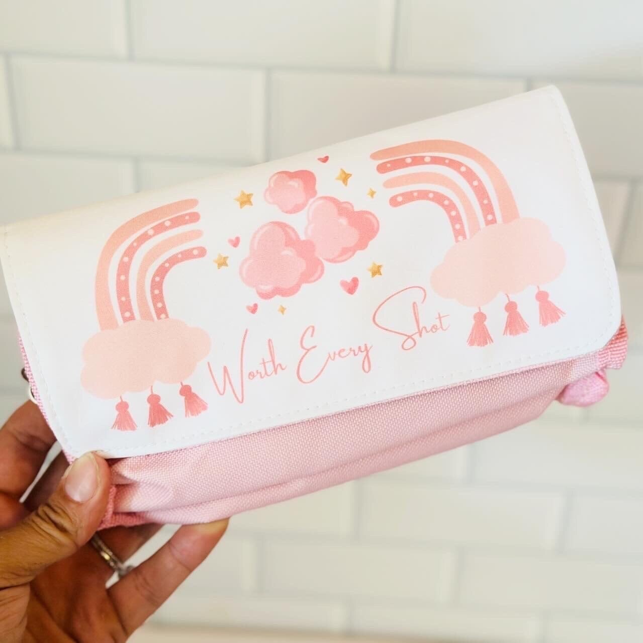 'Worth Every Shot' Medication Pouch