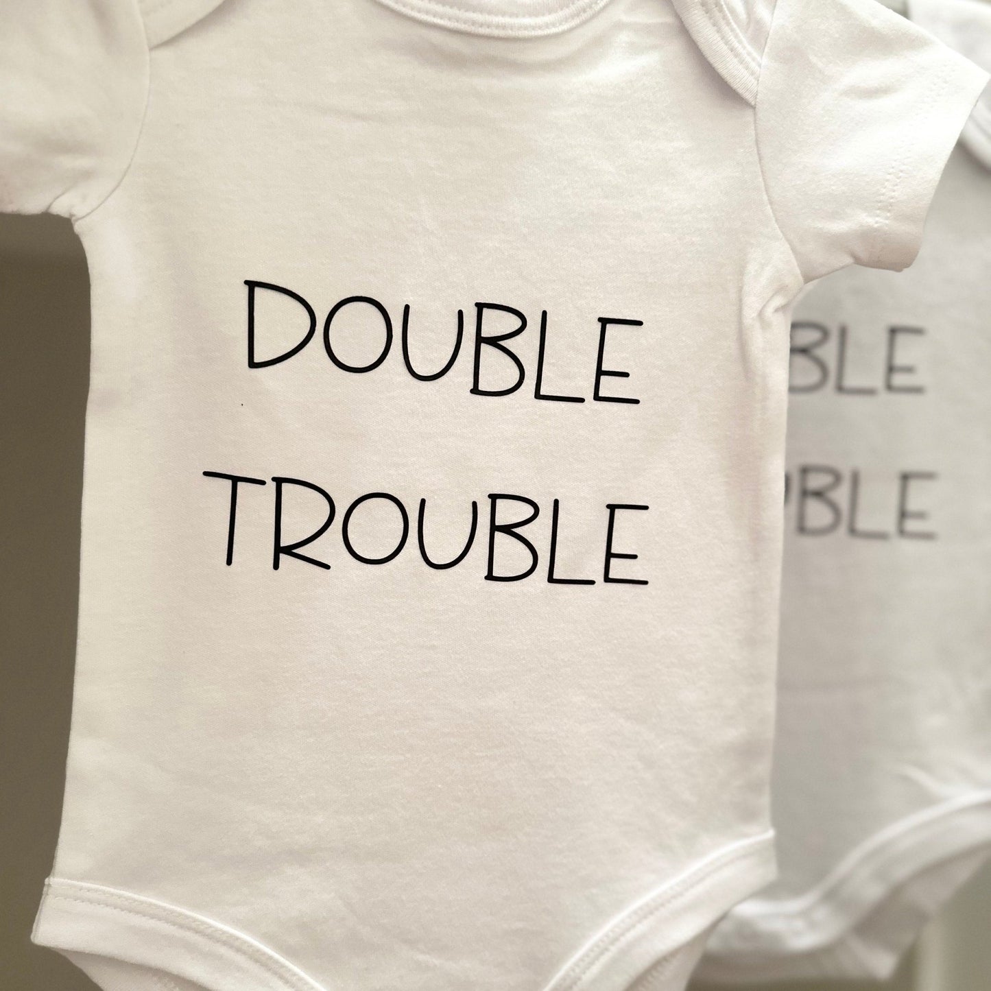 Double Trouble! - matching twin bodysuit set