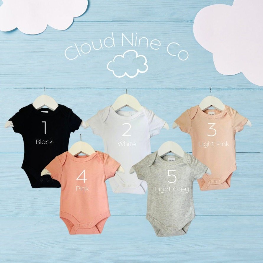 Rainbow Name - customisable matching twin bodysuit set
