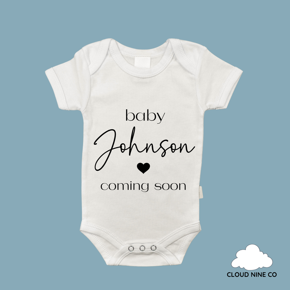 Baby Coming Soon | Custom Baby Onesie