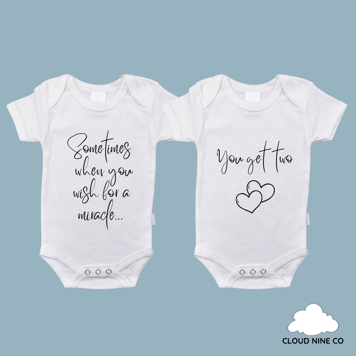 Sometimes When You Wish For A Miracle, You Get Two | Matching Twin Set