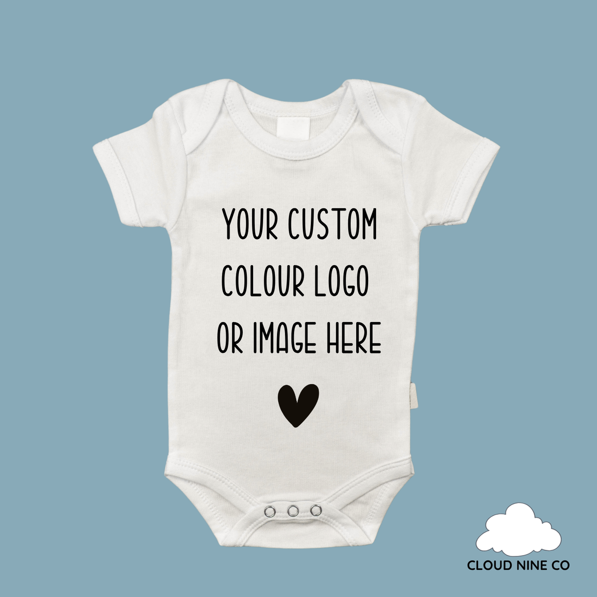 Custom Full Colour Baby Onesie | Logo, Image & Photo Printing