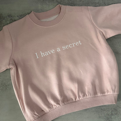 Double-Sided Big Sister Reveal jumper | size 1 | light pink (SALE)