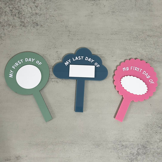 Mini Double-Sided First Day/Last Day Paddle | Back to School