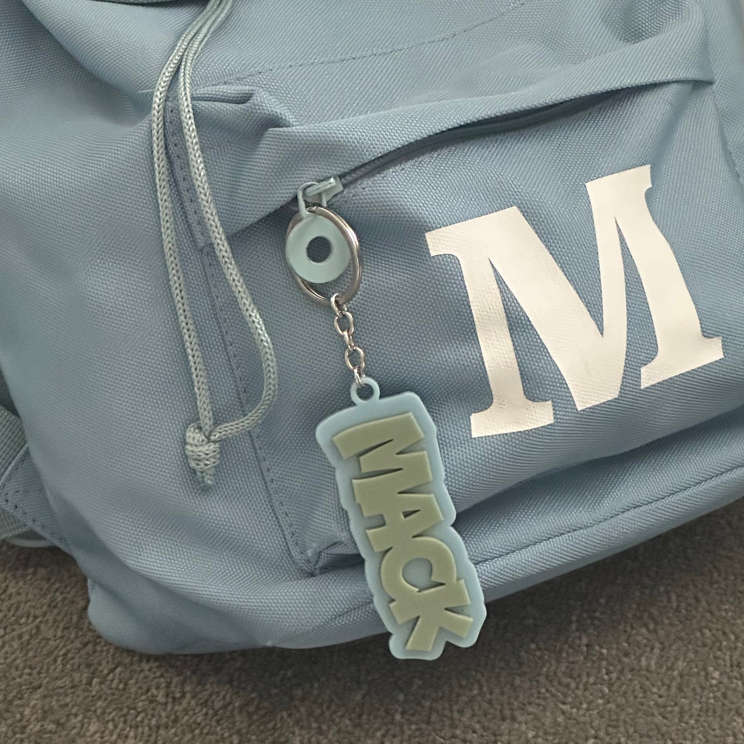 Personalised Bag Tag | Double Layered Name Keyrings