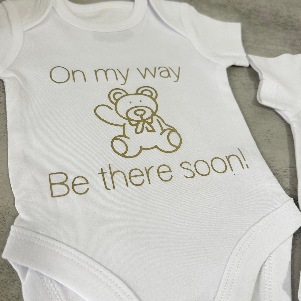On My Way, Be There Soon... Wait For Me, I'm Coming Too! | Matching Twin Set
