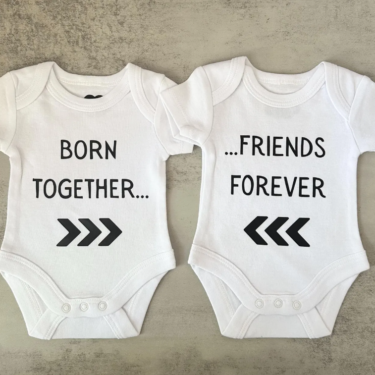 Born Together, Friends Forever | Matching Twin Set