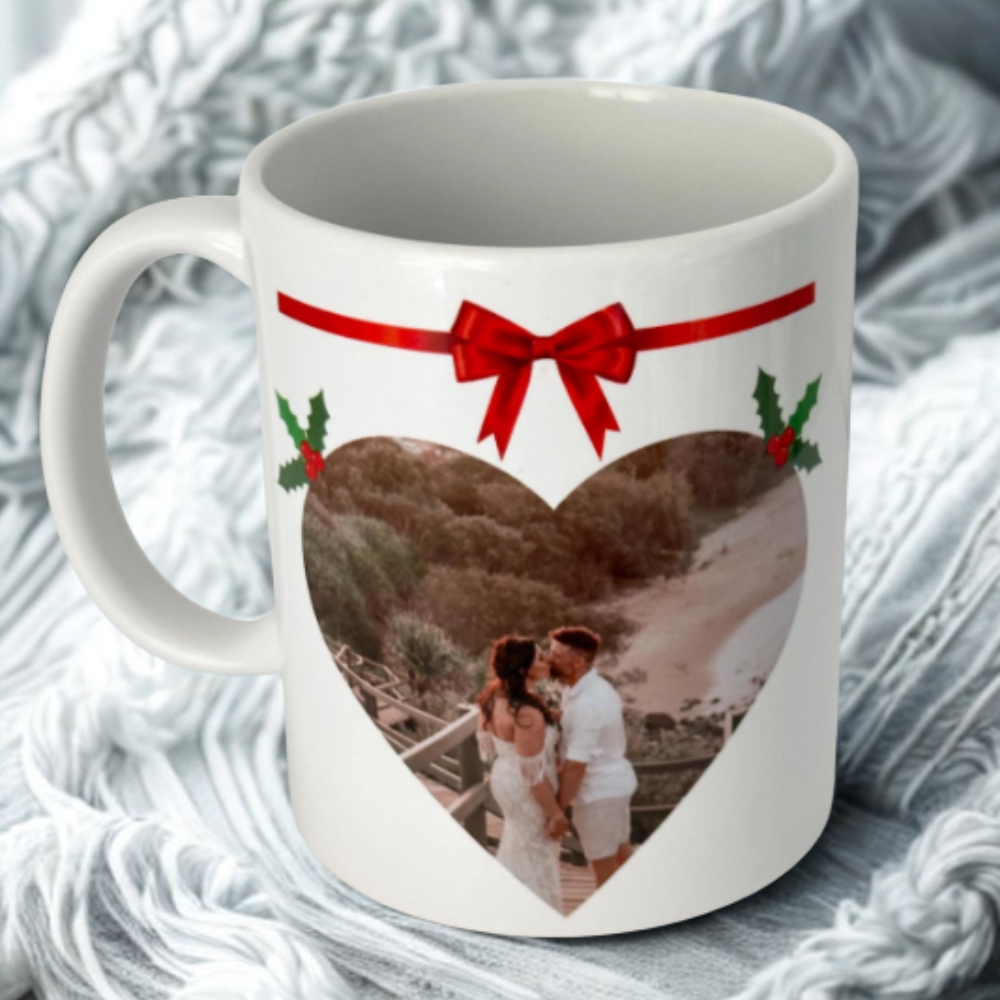 Personalised Christmas Photo Mug