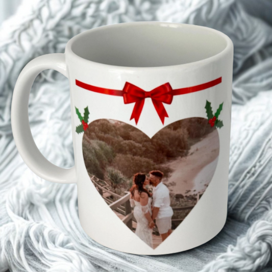 Personalised Christmas Photo Mug
