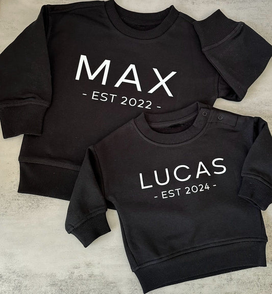 Personalised ESTABLISHED Jumper