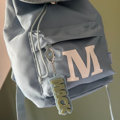 Personalised Bag Tag | Double Layered Name Keyrings