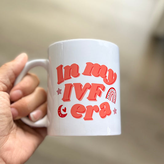 In My IVF Era - 11oz pink mug (SALE)
