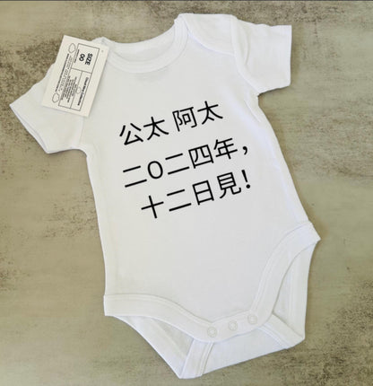 Fully Customisable Baby Onesie - create your own