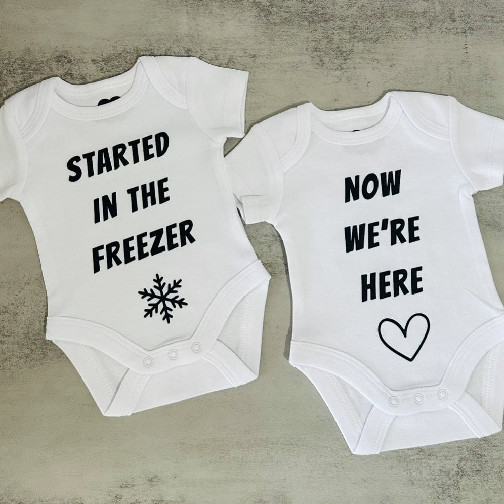 Started in the Freezer, Now We're Here | Matching Twin Set