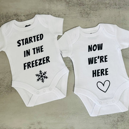 Started in the Freezer, Now We're Here | Matching Twin Set
