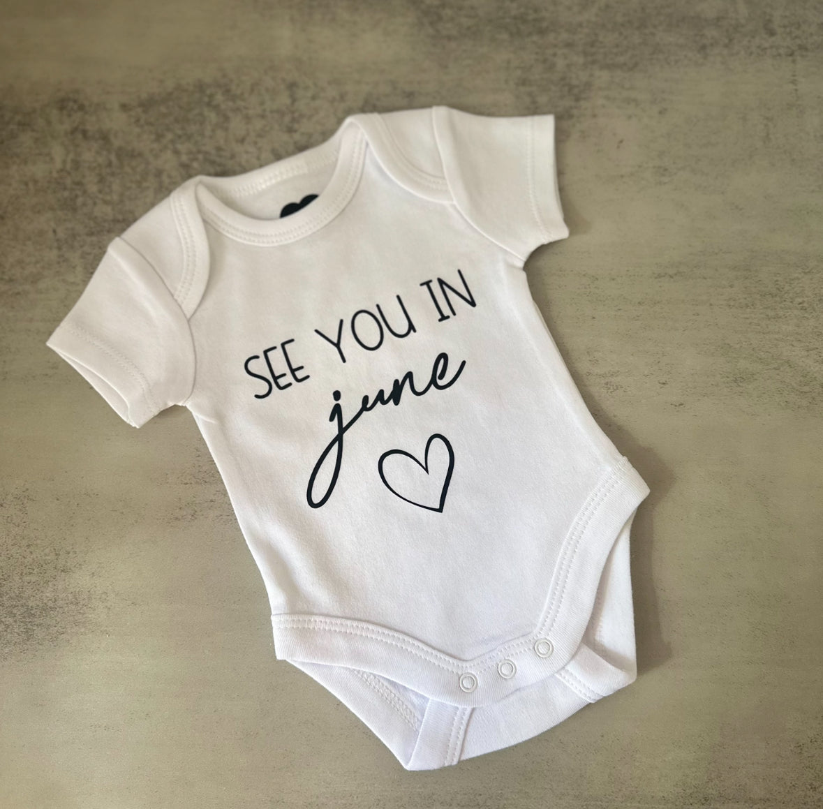 See You In... Pregnancy Reveal | Baby Onesie