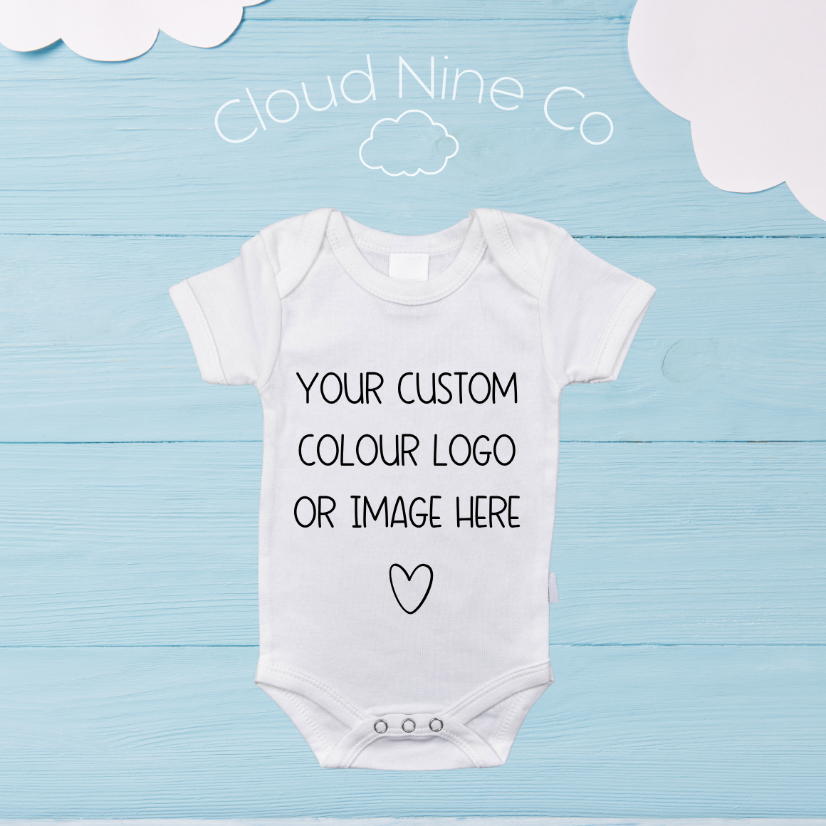 Custom Full Colour Baby Onesie | Logo, Image & Photo Printing