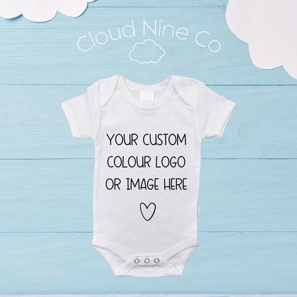 Custom Full Colour Baby Onesie | Logo, Image & Photo Printing