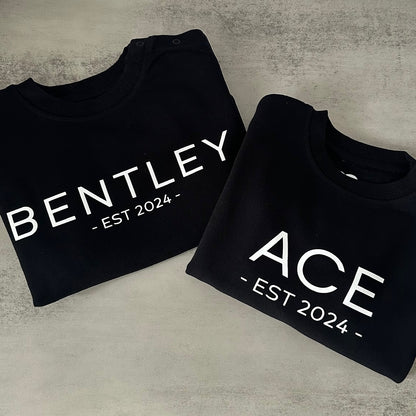 Personalised ESTABLISHED Jumper | Name & Year