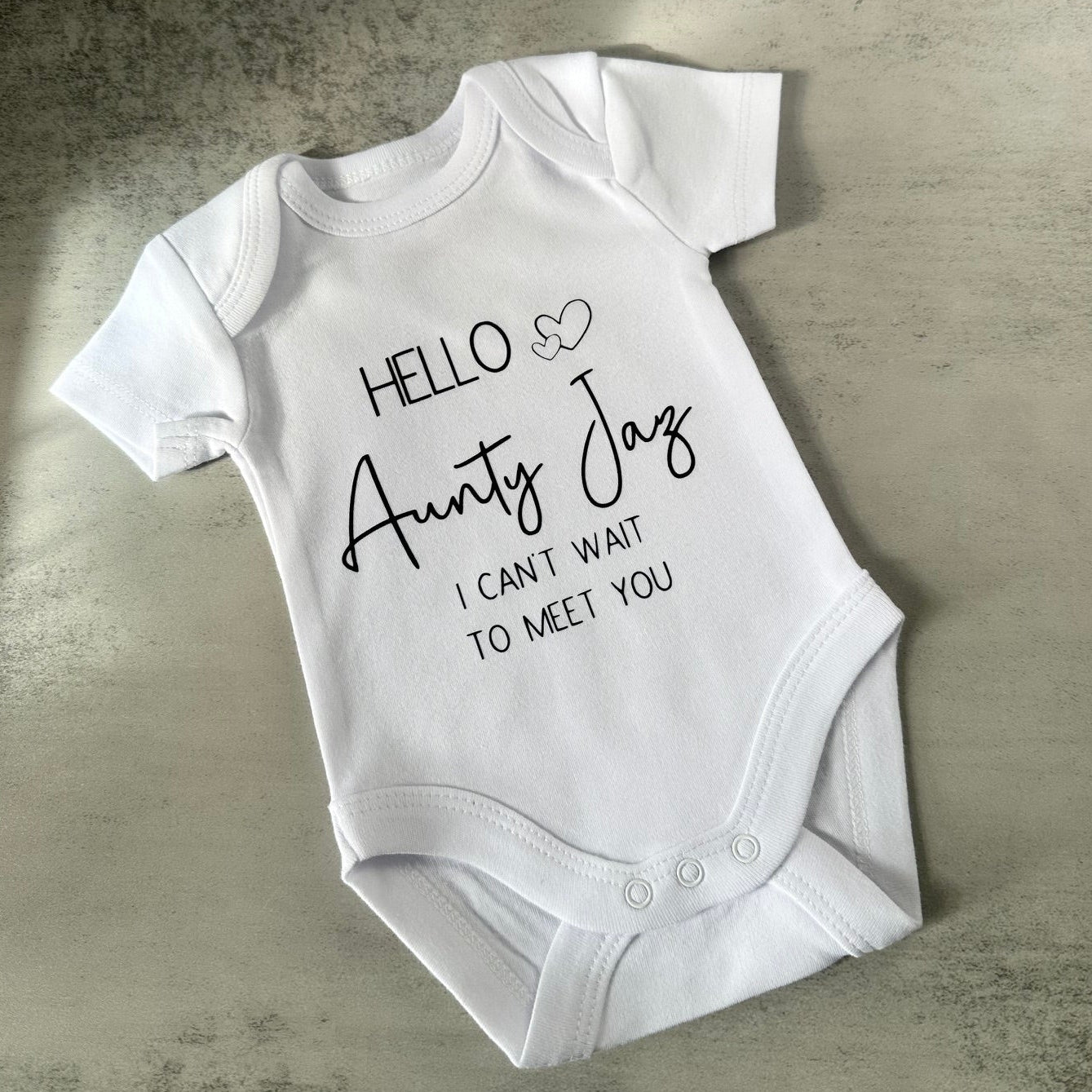 Hello Aunty, I Can't Wait To Meet You | Baby Reveal Onesie