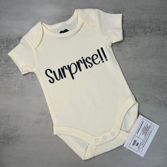 Surprise!! | Baby Onesie | Size 00 (SALE)