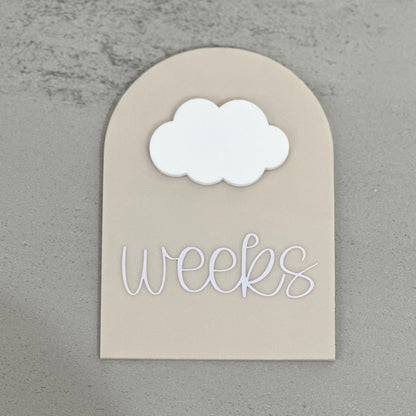 Weekly Pregnancy Milestone Plaque