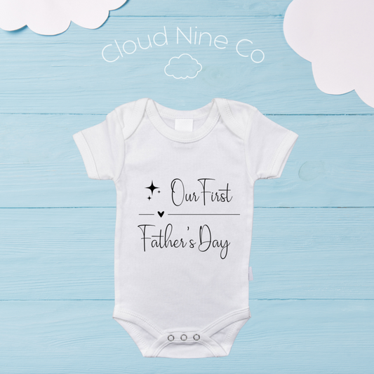 Our First Father's Day | Baby Onesie