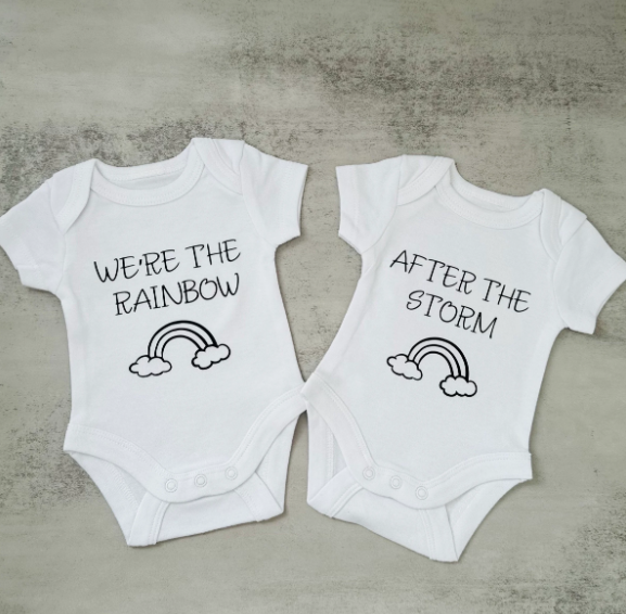 We're The Rainbow After The Storm | Matching Twin Set