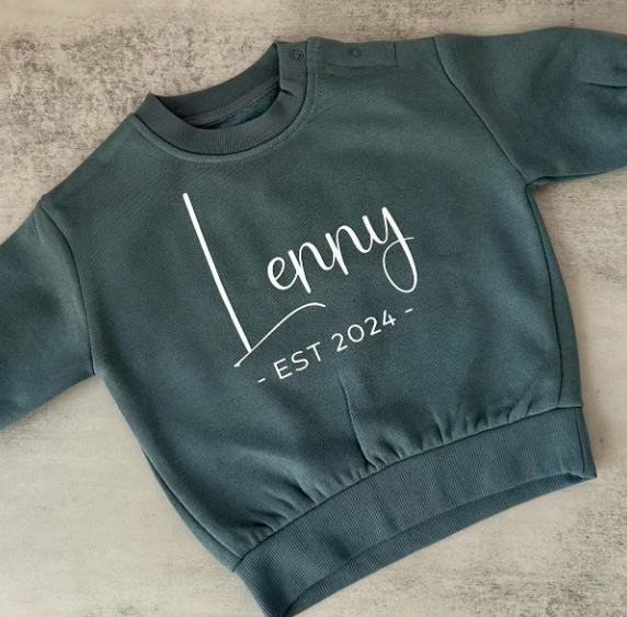 Personalised ESTABLISHED Jumper | Name & Year