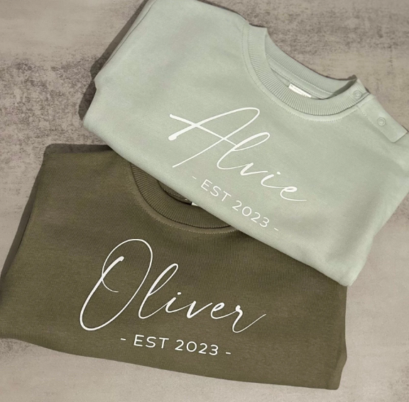 Personalised ESTABLISHED Jumper | Name & Year