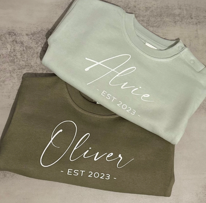 Personalised ESTABLISHED Jumper | Name & Year