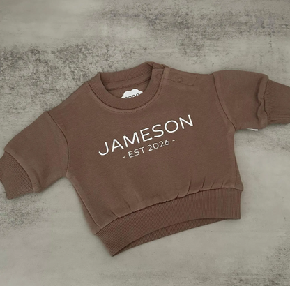 Personalised ESTABLISHED Jumper | Name & Year