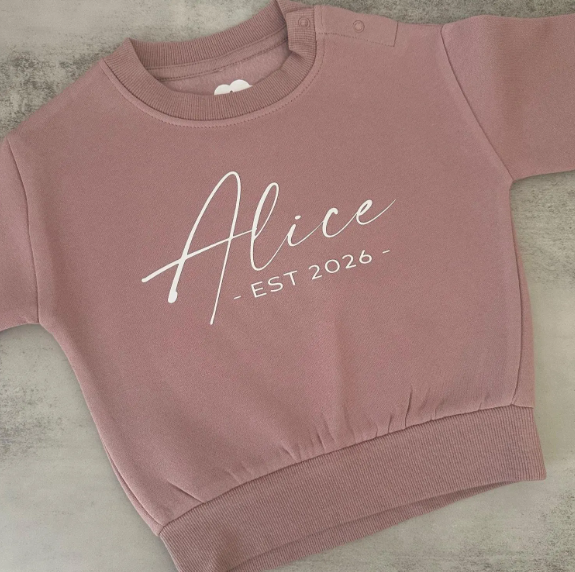 Personalised ESTABLISHED Jumper | Name & Year
