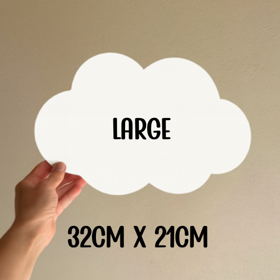 3D Name Cloud-Shaped Plaque | Multiple Sizes