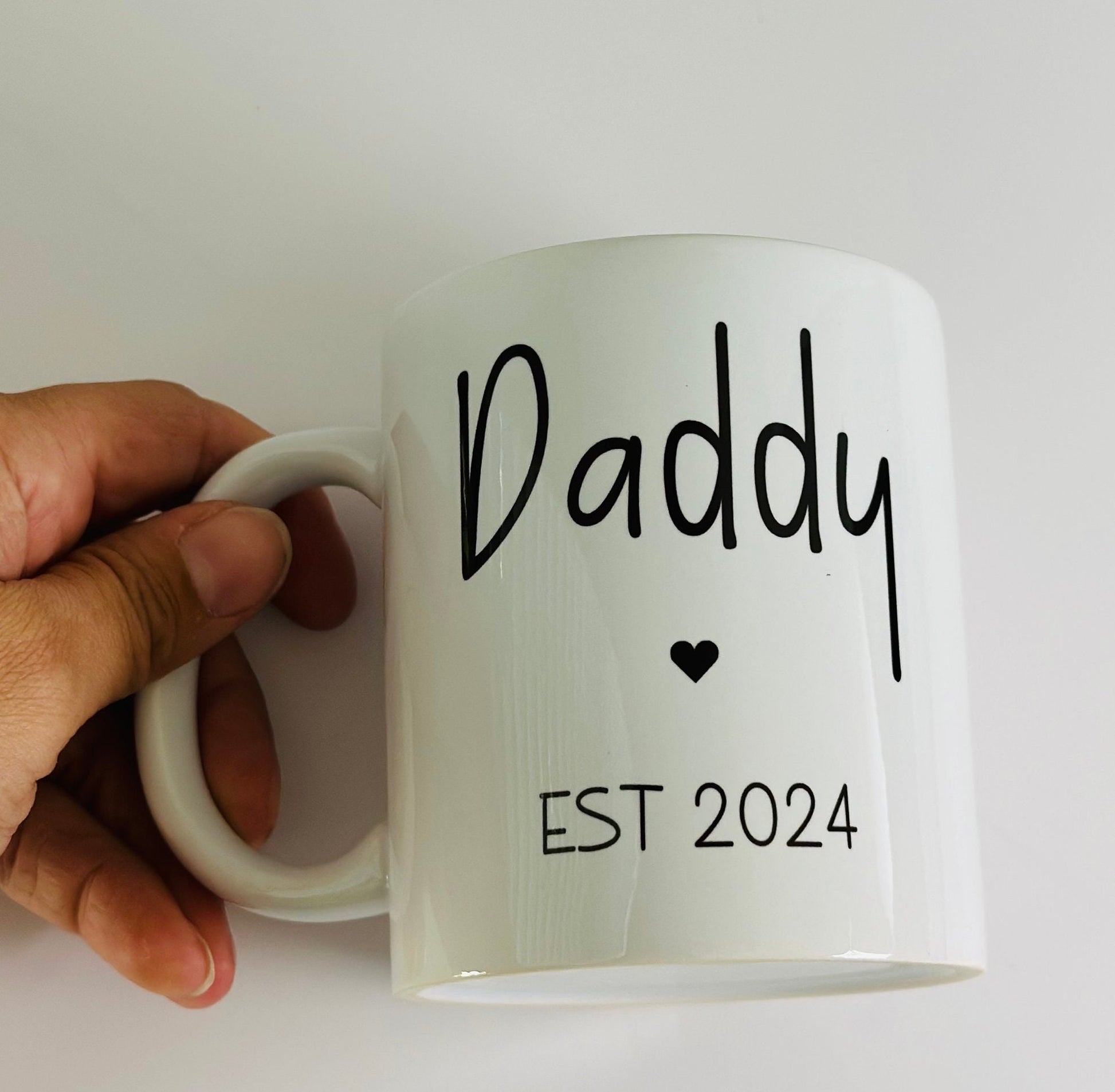 Mummy and Daddy matching mug set, gift for new parents, gift for mum, gift for dad, mug for mom & dad 11oz, pregnancy gift, baby shower gift