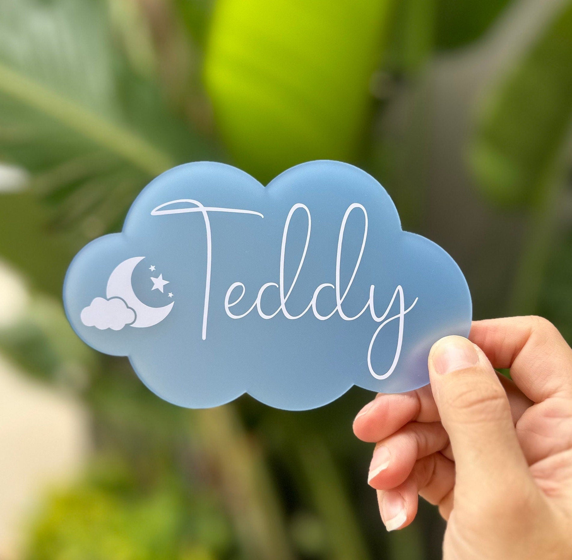 Frosted Acrylic - Custom Baby Name Sign