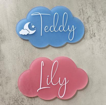 Frosted Acrylic - Custom Baby Name Sign