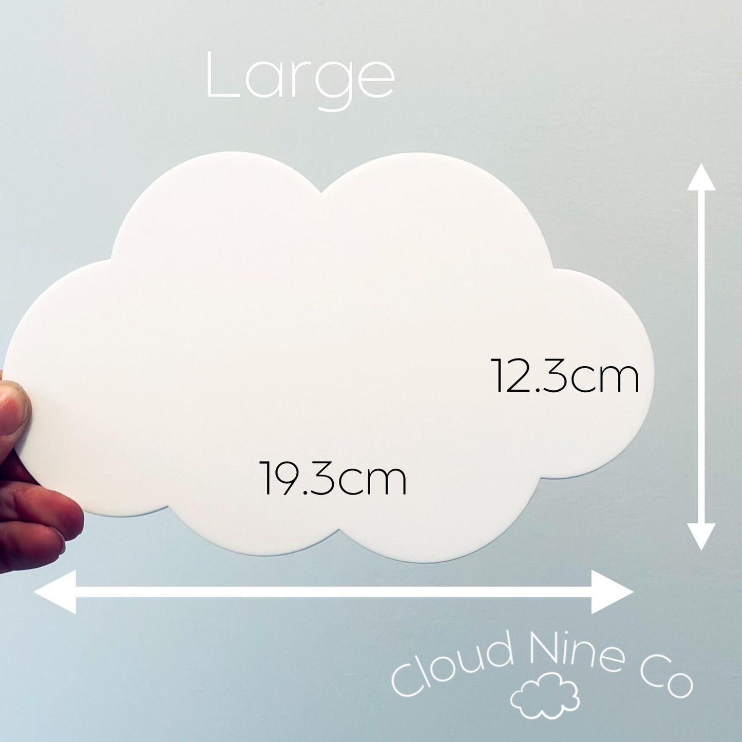 We're Having A Baby! Cloud-Shaped Pregnancy Announcement