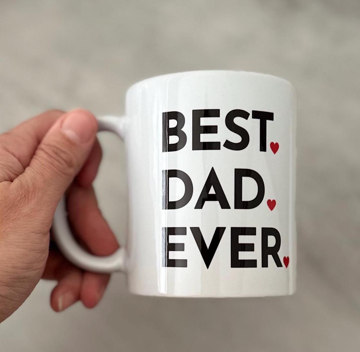 Best Dad Ever ceramic mug 11oz, Father's Day gift, Gift for Dad, Husband Gift, Fathers Day present, Daddy Gift, Grandpa Gift, Greatest Dad