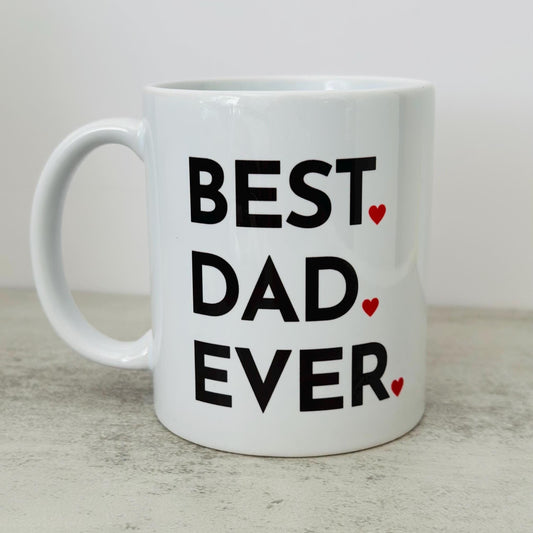 Best Dad Ever ceramic mug 11oz, Father's Day gift, Gift for Dad, Husband Gift, Fathers Day present, Daddy Gift, Grandpa Gift, Greatest Dad