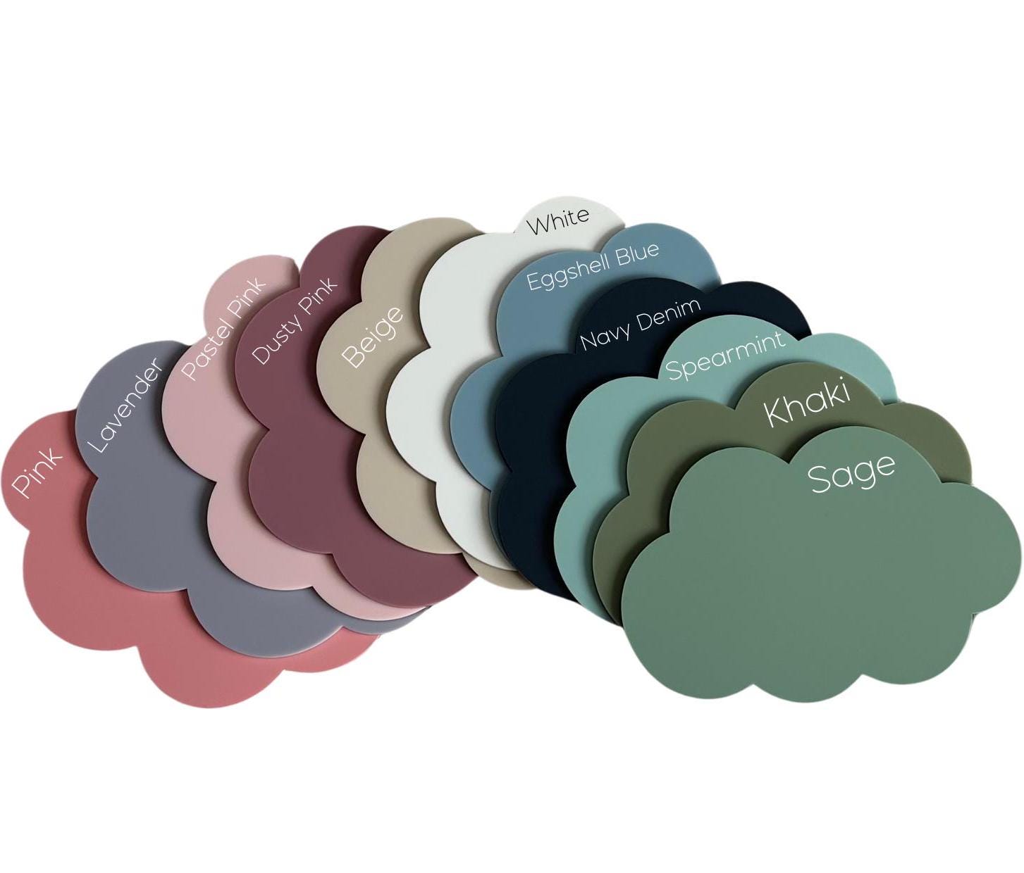 Cloud-Shaped Name Announcement Plaque